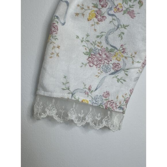 NWT vintage Lanz of Salzburg 100% cotton floral lace trim nightgown, USA large - Picture 9 of 16
